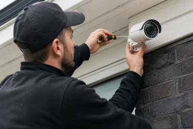 Installatie van een beveiligingscamera